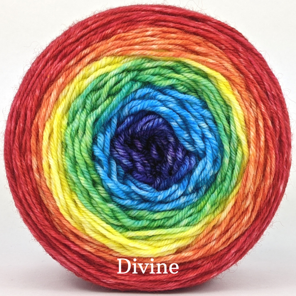 Knitcircus Yarns: Love Is Love Panoramic Gradient, dyed to order yarn