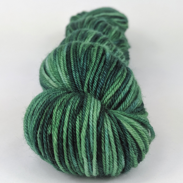 Knitcircus Yarns: Spruced Up 100g Speckled Handpaint skein, Divine, ready to ship yarn