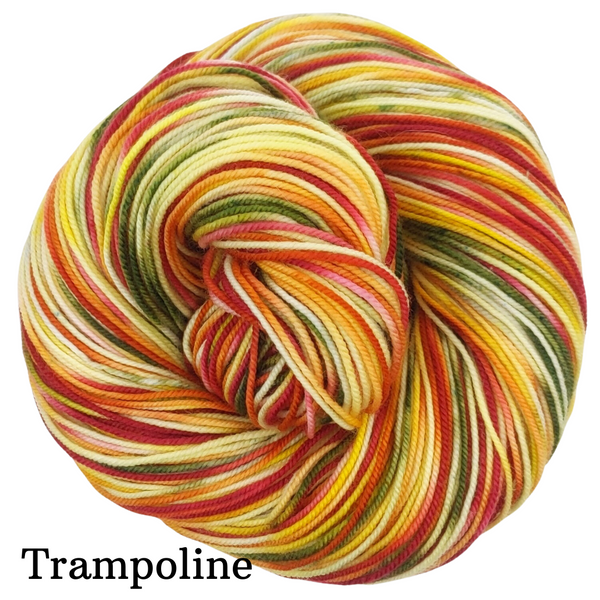 Knitcircus Yarns: Apple Picking Handpainted Skeins, dyed to order yarn