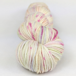 Knitcircus Yarns: Conversation Hearts 100g Speckled Handpaint skein, Divine, ready to ship yarn