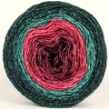 Knitcircus Yarns: Deck The Halls 100g Panoramic Gradient, Sparkle, ready to ship yarn