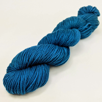Knitcircus Yarns: Fly Me To The Moon 100g Kettle-Dyed Semi-Solid skein, Daring, ready to ship yarn