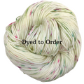 Knitcircus Yarns: Sleigh Ride Speckled Handpaint Skeins, dyed to order yarn