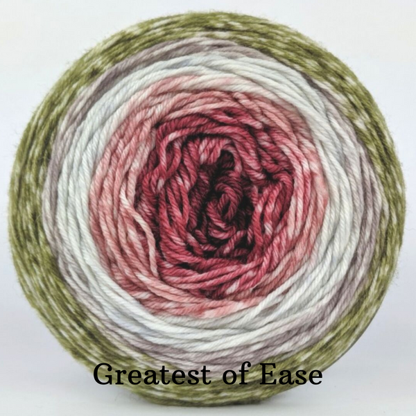 Knitcircus Yarns: Apple of My Pie Panoramic Gradient, ready to ship yarn