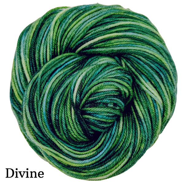 Knitcircus Yarns: Spruced Up Speckled Skeins, dyed to order yarn