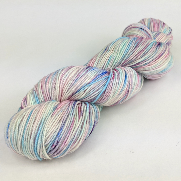 Knitcircus Yarns: Island of Misfit Toys 100g Speckled Handpaint skein, Trampoline, ready to ship yarn