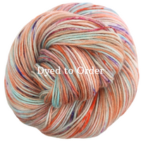 Knitcircus Yarns: Paria River Canyon Speckled Handpaint Skeins, dyed to order yarn