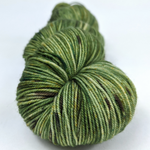 Knitcircus Yarns: Slow and Steady 100g Speckled Handpaint skein, Trampoline, ready to ship yarn