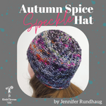 Autumn Spice Hat Speckle Yarn Pack, pattern not included, ready to ship