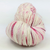 Knitcircus Yarns: Strawberries and Cream 100g Speckled Handpaint skein, Spectacular, ready to ship yarn