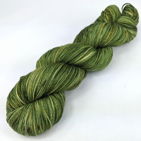 Knitcircus Yarns: Slow and Steady 100g Speckled Handpaint skein, Trampoline, ready to ship yarn
