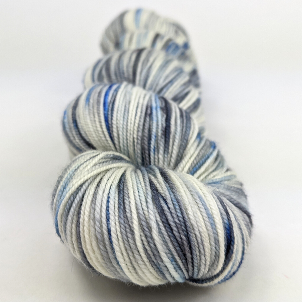 Knitcircus Yarns: Fishing in Quebec 100g Speckled Handpaint skein, Trampoline, ready to ship yarn