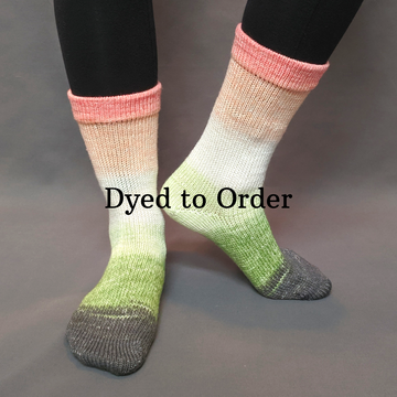 Knitcircus Yarns: On a Roll Panoramic Gradient Matching Socks Set, dyed to order yarn