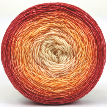 Knitcircus Yarns: Peachy Keen 150g Panoramic Gradient, Trampoline, ready to ship yarn