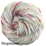 Knitcircus Yarns: Tis the Season Speckled Handpaint Skeins, dyed to order yarn