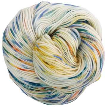 Knitcircus Yarns: Bird of Paradise 100g Speckled Handpaint skein, Trampoline, ready to ship yarn
