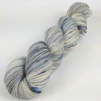 Knitcircus Yarns: Fishing in Quebec 100g Speckled Handpaint skein, Breathtaking BFL, ready to ship yarn