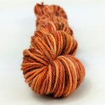 Knitcircus Yarns: The Great Pumpkin 50g Speckled Handpaint skein, Daring, ready to ship yarn