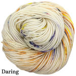 Knitcircus Yarns: Busy Bee Speckled Handpaint Skeins, dyed to order yarn