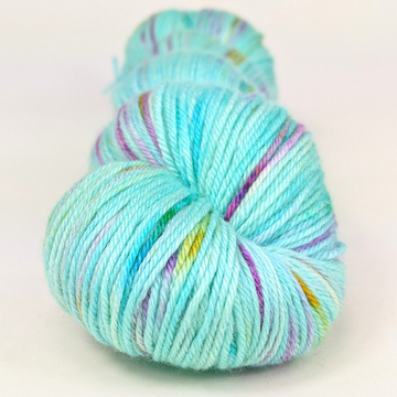 Knitcircus Yarns: We Scare Because We Care 100g Speckled Handpaint skein, Parasol, ready to ship yarn