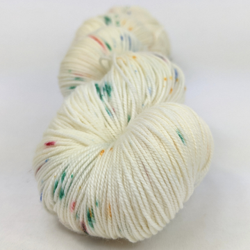 Knitcircus Yarns: Over the Rainbow 100g Speckled Handpaint skein, Trampoline, ready to ship yarn