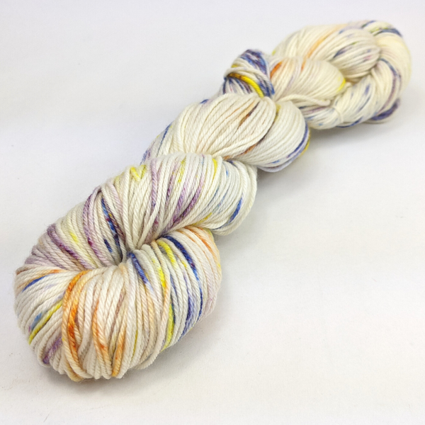 Knitcircus Yarns: Busy Bee 100g Speckled Handpaint skein, Daring, ready to ship yarn