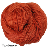 Knitcircus Yarns: Rhymes With Orange Semi-Solid skeins, dyed to order yarn