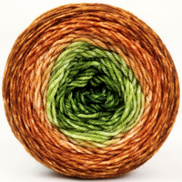 Knitcircus Yarns: Caramel Apple 100g Panoramic Gradient, Divine, ready to ship yarn