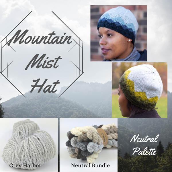 Mountain Mist Hat Kit, ready to ship
