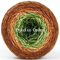 Knitcircus Yarns: Caramel Apple Panoramic Gradient, dyed to order yarn