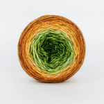 Knitcircus Yarns: Caramel Apple 50g Panoramic Gradient, Opulence, ready to ship yarn