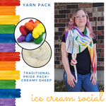 Ice Cream Social Yarn Pack, pattern not included, ready to ship