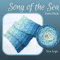 Song of the Sea Cowl Yarn Pack, pattern not included, dyed to order