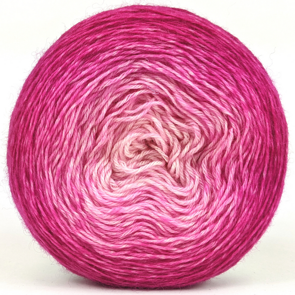Knitcircus Yarns: Hot Stuff 100g Chromatic Gradient, Breathtaking BFL, ready to ship yarn