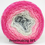 Knitcircus Yarns: Think Pink! Gradient, dyed to order yarn