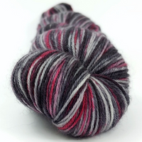 Knitcircus Yarns: Limo Entrances 100g Speckled Handpaint skein, Breathtaking BFL, ready to ship yarn