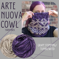 Arte Nuova Cowl Yarn Pack, pattern not included, dyed to order