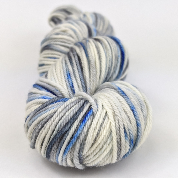 Knitcircus Yarns: Fishing in Quebec 100g Speckled Handpaint skein, Daring, ready to ship yarn