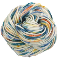 Knitcircus Yarns: Bird of Paradise 100g Speckled Handpaint skein, Tremendous, ready to ship yarn