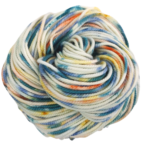 Knitcircus Yarns: Bird of Paradise 100g Speckled Handpaint skein, Tremendous, ready to ship yarn