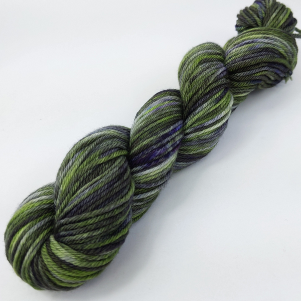 Knitcircus Yarns: Creep It Real 100g Speckled Handpaint skein, Ringmaster, ready to ship yarn