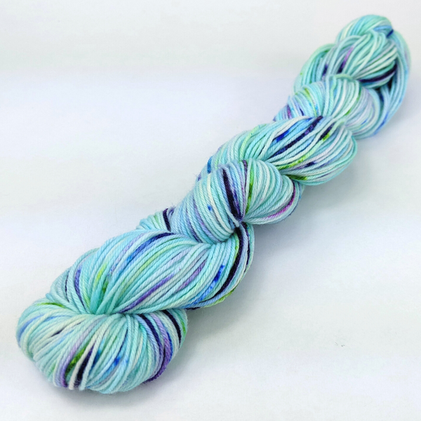 Knitcircus Yarns: Media Darling 50g Speckled Handpaint skein, Greatest of Ease, ready to ship yarn