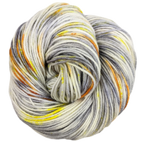 Knitcircus Yarns: Cockatiel Hour 100g Speckled Handpaint skein, Divine, ready to ship yarn