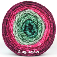 Knitcircus Yarns: Sleigh Ride Panoramic Gradient, dyed to order yarn