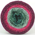 Knitcircus Yarns: Sleigh Ride 100g Panoramic Gradient, Sparkle, ready to ship yarn