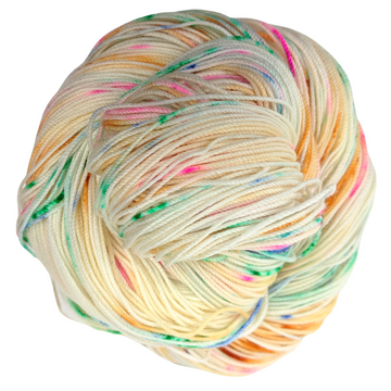 Knitcircus Yarns: Hip Hip Hooray 100g Speckled Handpaint skein, Trampoline, ready to ship yarn
