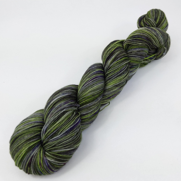 Knitcircus Yarns: Creep It Real 100g Speckled Handpaint skein, Trampoline, ready to ship yarn
