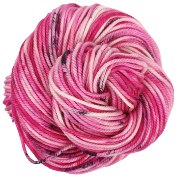 Knitcircus Yarns: Tickled Pink 100g Speckled Handpaint skein, Tremendous, ready to ship yarn