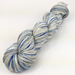 Knitcircus Yarns: Fishing in Quebec 100g Speckled Handpaint skein, Spectacular, ready to ship yarn