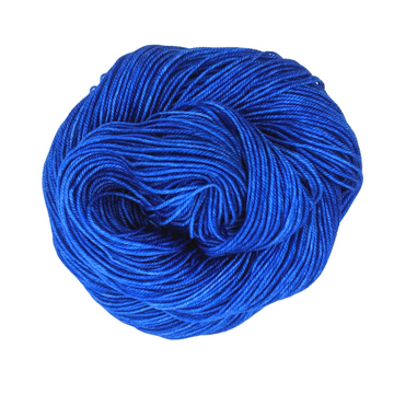 Knitcircus Yarns: Blue Radley 50g Kettle-Dyed Semi-Solid skein, Trampoline, ready to ship yarn